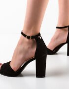 Exist Shoes Сандали на ток Tango Черни