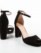 Exist Shoes Сандали на ток Tango Черни