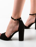 Exist Shoes Сандали на ток Tango Черни