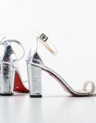 Exist Shoes Сандали на ток Taragan Сребърни