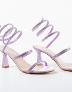 Exist Shoes Сандали на ток Tulmyka Лилав