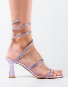 Exist Shoes Сандали на ток Tulmyka Лилав