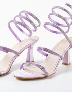 Exist Shoes Сандали на ток Tulmyka Лилав