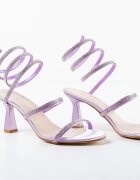 Exist Shoes Сандали на ток Tulmyka Лилав