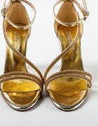 Exist Shoes Сандали на ток Vytera Златни