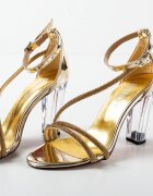 Exist Shoes Сандали на ток Vytera Златни