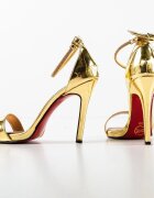 Exist Shoes Сандали на ток Zimba Златни