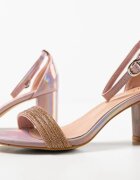 Hebe Сандали на ток Ward Розов