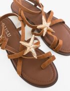 LULU Сандали Star Кафяв