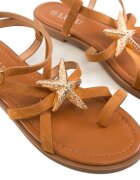 LULU Сандали Star Камел