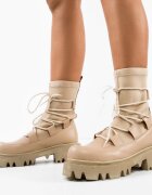 Wow Shoes Боти Henena Бежов