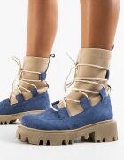 Wow Shoes Боти Henena Сини