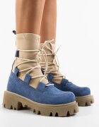 Wow Shoes Боти Henena Сини
