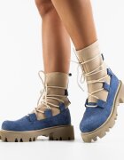 Wow Shoes Боти Henena Сини