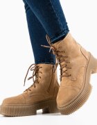Wow Shoes Боти Lanaz Бежов