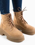 Wow Shoes Боти Lanaz Бежов