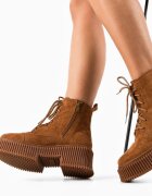 Wow Shoes Боти Lanaz Кафяв