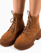 Wow Shoes Боти Lanaz Кафяв