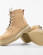 Wow Shoes Боти Manosy Бежов
