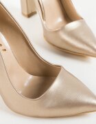 Wow Shoes Обувки Sunshine Златни