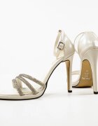 Wow Shoes Сандали на ток Aprey Бели