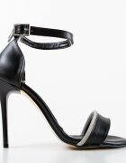 Wow Shoes Сандали на ток Cassius Черни