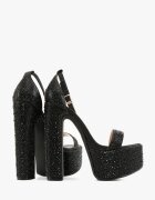 Wow Shoes Сандали на ток Courser Черни