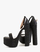 Wow Shoes Сандали на ток Courser Черни