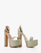 Wow Shoes Сандали на ток Courser Сребърни