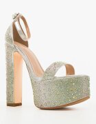 Wow Shoes Сандали на ток Courser Сребърни