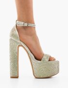 Wow Shoes Сандали на ток Courser Сребърни