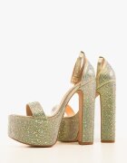 Wow Shoes Сандали на ток Courser Златни