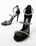Wow Shoes Сандали на ток Edeta 3 Черни