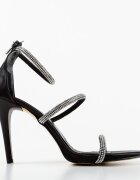 Wow Shoes Сандали на ток Edeta 3 Черни