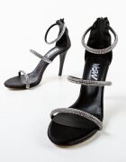 Wow Shoes Сандали на ток Edeta 3 Черни