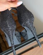 Wow Shoes Сандали на ток Ellaria Черни