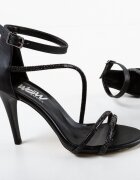 Wow Shoes Сандали на ток Fasaj 3 Черни
