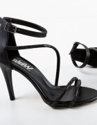 Wow Shoes Сандали на ток Fasaj 3 Черни