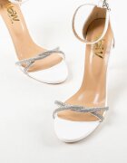 Wow Shoes Сандали на ток Flam Бели