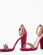Wow Shoes Сандали на ток Fryty Фуксия