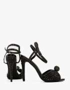 Wow Shoes Сандали на ток Genetor 2 Черни
