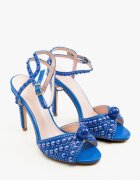Wow Shoes Сандали на ток Genetor Черни