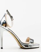Wow Shoes Сандали на ток Grigo 2 Сребърни