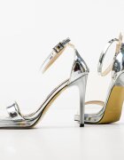 Wow Shoes Сандали на ток Grigo 2 Сребърни