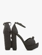 Wow Shoes Сандали на ток Gruyah Черни