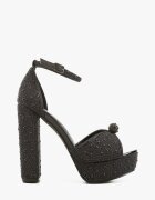 Wow Shoes Сандали на ток Gruyah Черни