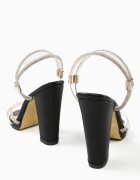 Wow Shoes Сандали на ток Gynnos Черни