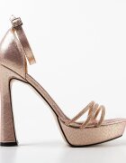 Wow Shoes Сандали на ток Hana Розови