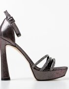 Wow Shoes Сандали на ток Hana Сив