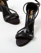 Wow Shoes Сандали на ток Heze 2 Черни